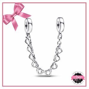 Linked Hearts Safety Chain